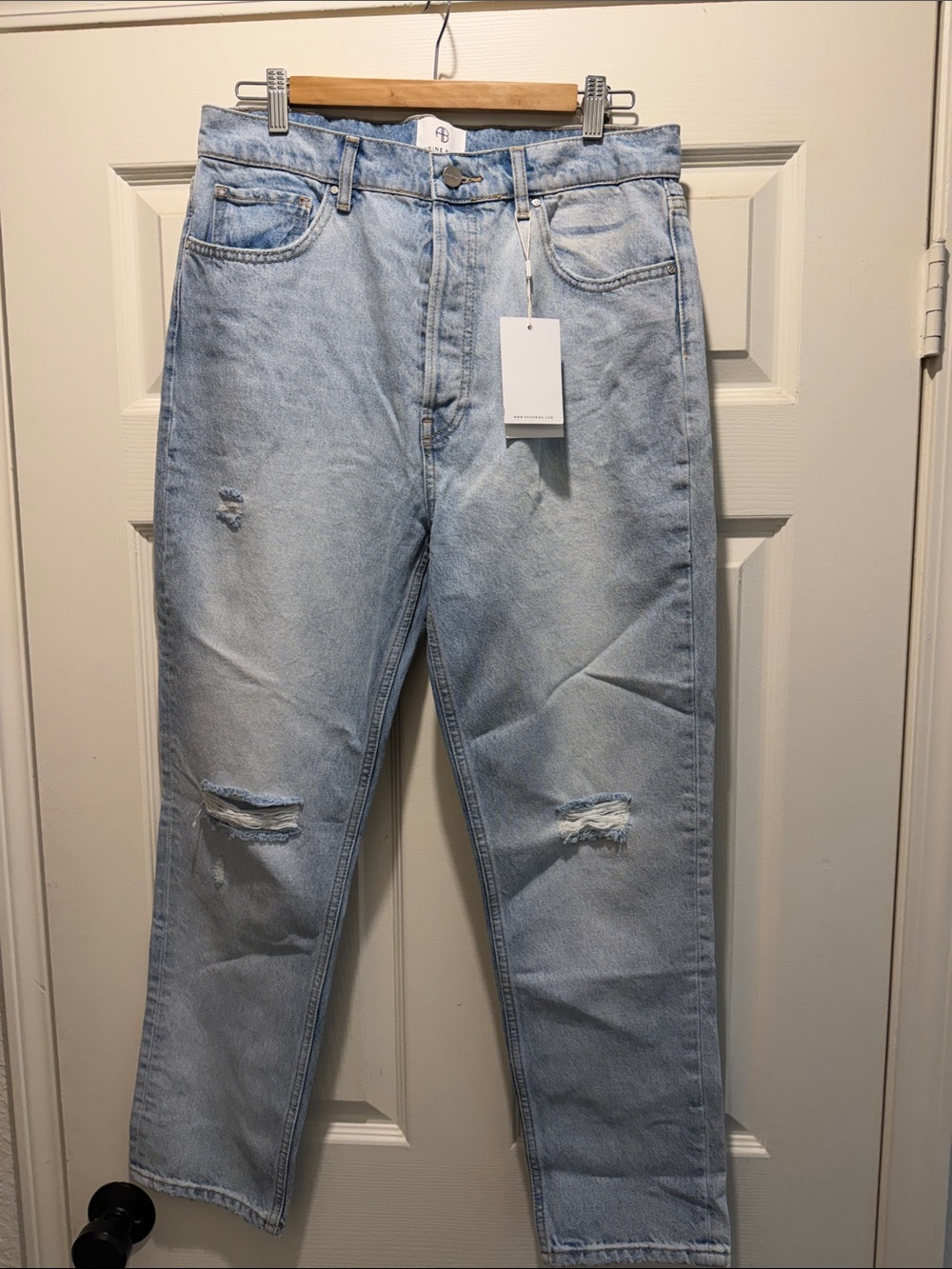 Anine Bing Light Wash Distressed women’s Jeans